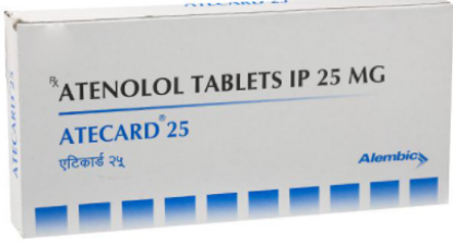 Picture of ATECARD  25MG TAB